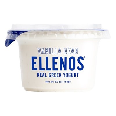 Ellenos Yogurt Greek Vanilla Bean 8/5.3 OZ [UNFI #2653350] [ebt]