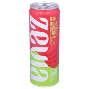 Zevia Energy Drink Strawberry Kiwi Zero Sugar 12/12 OZ [UNFI #2775385] [ebt] T