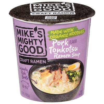 Mikes Mighty Good Ramen Soup Pork Tonkotsu Flavor 6/1.7 OZ [UNFI #2257707] [ebt]