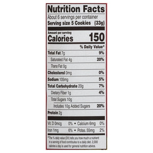 Newmans Own Cookies Family Recipe Chocolate Chip 6/7 OZ [UNFI #0426387] [ebt]