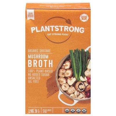 Plantstrong Broth Organic Shiitake Mushroom 6/16.9 OZ [UNFI #2762342] [ebt]