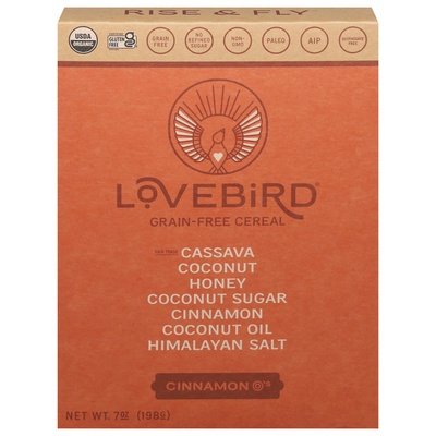 Lovebird Cereal Grain-Free Cinnamon 6/7 OZ [UNFI #2875482] [ebt]