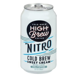 High Brew Coffee Coffee Cold-Brew Sweet Cream 12/10 OZ [UNFI #2822419] [ebt]