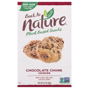 Back To Nature Cookies Chocolate Chunk 6/9.5 OZ [UNFI #1518349] [ebt]