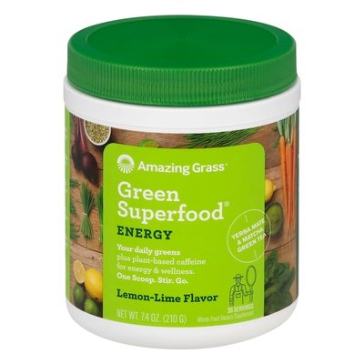 Amazing Grass Green Superfood Lemon-Lime Flavor Energy 1/7.4 OZ [UNFI #1632876] T
