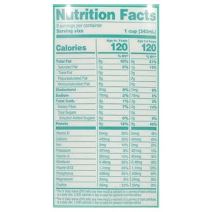 Ripple Milk Plant-Based Unsweetened Original Kids 6/48 OZ [UNFI #2964211] [ebt] T