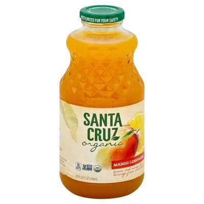 Santa Cruz Organic Flavored Beverage Mango Lemonade 12/32 OZ [UNFI #374488] [ebt]