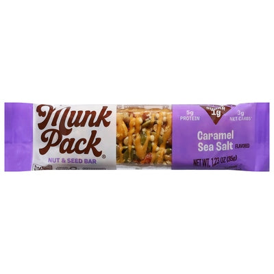Munk Pack Nut & Seed Bar Caramel & Sea Salt 12/1.23 OZ [UNFI #2709095] [ebt]