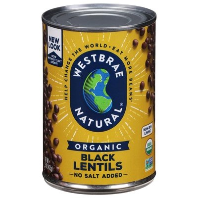 Westbrae Black Lentils Organic 12/15 OZ [UNFI #429746] [ebt]