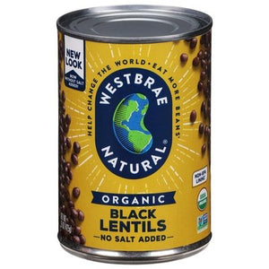 Westbrae Black Lentils Organic 12/15 OZ [UNFI #429746] [ebt]