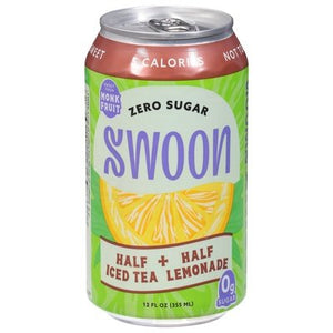 Swoon Ice Tea Lemonade Zero Sugar Half + Half 12/12 OZ [UNFI #2657138] [ebt]