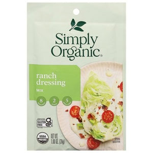 Simply Organic Mix Ranch Dressing 12/1 OZ [UNFI #917252] [ebt]