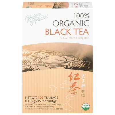 Prince Of Peace Black Tea 100% Organic Tea Bags 100 BAG [UNFI #2994887] [ebt]