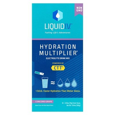 Liquid I V Electrolyte Drink Mix Concord Grape 1/5.65 OZ [UNFI #2849032] [ebt]