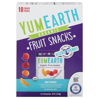 Yumearth Fruit Snacks Organic Assorted 6/7 OZ [UNFI #2873685] [ebt] T