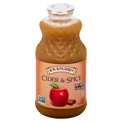 R W Knudsen Family 100% Juice Cider & Spice 6/32 OZ [UNFI #2449635] [ebt]