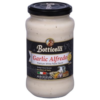 Botticelli White Pasta Sauce Garlic Alferdo Premium 6/14.5 OZ [UNFI #2769685] [ebt]