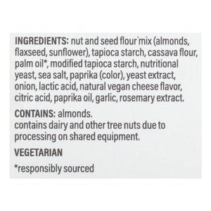 You Need This Almond Flour Crackers Cheddar Flavor 6/3.5 OZ [UNFI #2944122] [ebt]