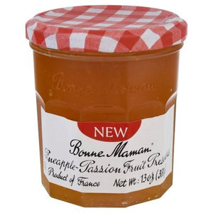 Bonne Maman Fruits Preserves Pineapple-Passion 6/13 OZ [UNFI #2540045] [ebt]
