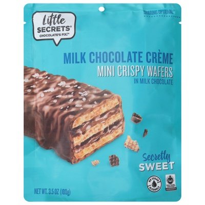 Little Secrets Wafers Milk Chocolate Creme Crispy Mini 6/3.5 OZ [UNFI #2710564] [ebt]