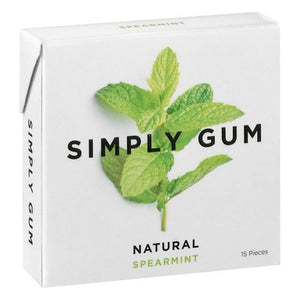 Simply Gum Gum Natural Spearmint 12/15 CT [UNFI #2366078] [ebt] T