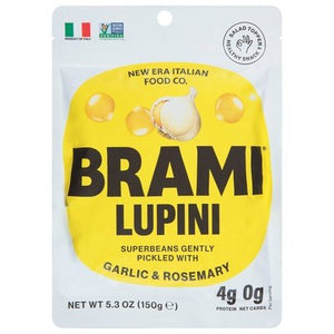 Brami Lupini Beans Garlic & Rosemary 8/5.3 OZ [UNFI #1881192] [ebt]