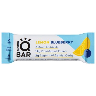 Iqbar Protein Bar Lemon Blueberry 12/1.6 OZ [UNFI #2446169] [ebt]