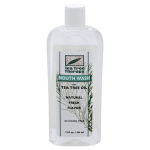 Tea Tree Therapy Mouth Wash With Tea Tree Oil Natural Fresh Flavor 12 OZ [UNFI #0587725] T