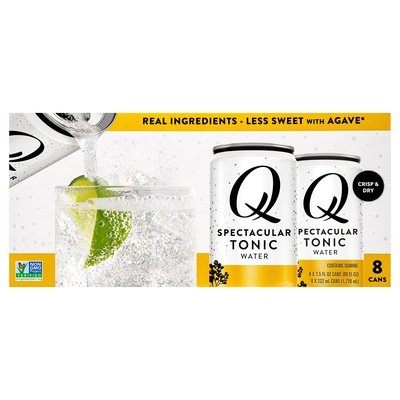 Q Drinks Water Tonic Crispy & Dry 3/8/7.5 Z [UNFI #2801512] [ebt] T