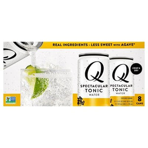 Q Drinks Water Tonic Crispy & Dry 3/8/7.5 Z [UNFI #2801512] [ebt] T