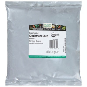 Frontier Nat Prod Co-Op Cardamom Seed Decorticated Ground 1 Lb [UNFI #0448423] [ebt]