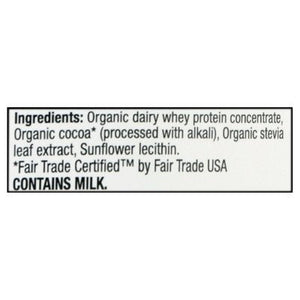 Simply Teras Whey Protein Organic Dark Chocolate Cocoa Grass Fed 1/12 OZ [UNFI #337592] T