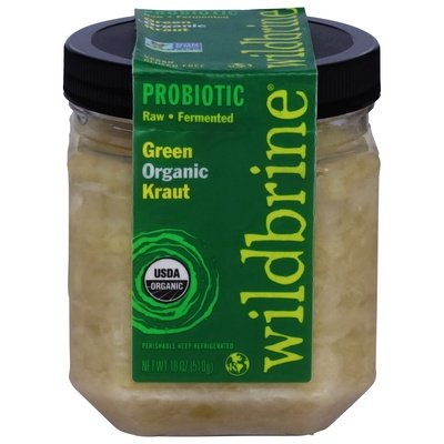 Wildbrine Kraut Organic Green 6/18 OZ [UNFI #1697804] [ebt]