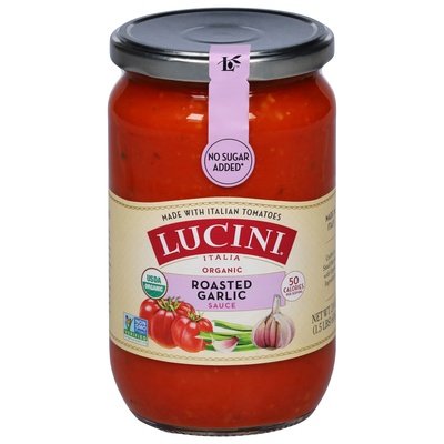 Lucini Italia Sauce Organic Roasted Garlic 6/24 OZ [UNFI #2938876] [ebt]