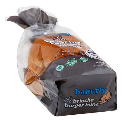 Bakerly Brioche Burger Buns 18/7.05 OZ [UNFI  #2972263]