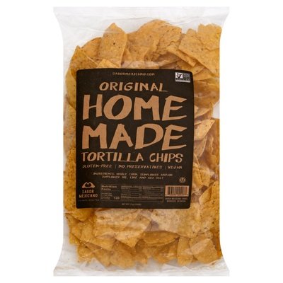 Sabor Mexicano Tortilla Chips Original Home Made 11/12 OZ [UNFI #2983732] [ebt]