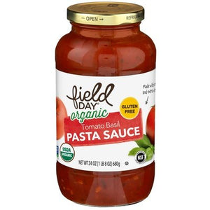 Field Day Tomato Basil Pasta Sauce 12/24 OZ [UNFI #2830222] [ebt]