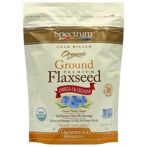 Spectrum Essentials Flaxseed Organic Premium Ground 14 OZ [UNFI #0209999] [ebt]