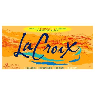 Lacroix Sparkling Water Tangerine 3/8/12 OZ [UNFI #1940907] [ebt] T