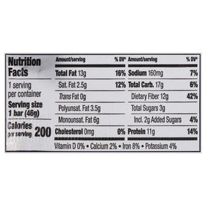 Raw Revolution Protein Bar Plant-Based Peanut Butter Dark Chocolate & Sea Salt 12/1.6 OZ [UNFI #1624311] [ebt]