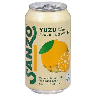 Sanzo Sparkling Water Yuzu With Ginger 12/12 OZ [UNFI #2815108] [ebt] T