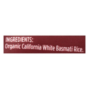 Lundberg Family Farms Basmati Rice Organic California White 6/4 LB [UNFI #2198844] [ebt]