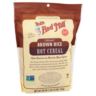 Bobs Red Mill Hot Cereal Creamy Brown Rice 4/26 OZ [UNFI #2532570] [ebt]