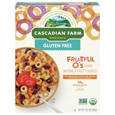 Cascadian Farm Cereal Organic Fruitful Os 10/10.2 OZ [UNFI #1236116] [ebt]