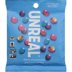Unreal Dark Chocolate Peanut Gems 9/2 oz [UNFI-CARLISLE #3187291 ] [ebt]