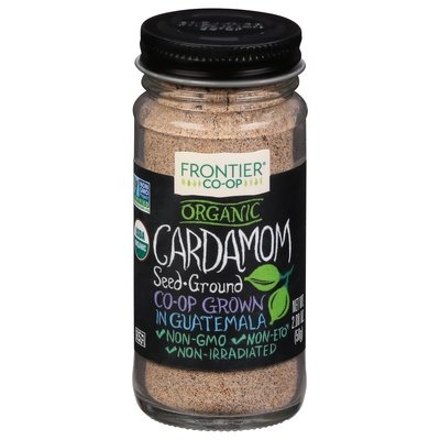 Frontier Nat Prod Co-Op Cardamom Seed Organic Ground 2.08 OZ [UNFI #0956276] [ebt]