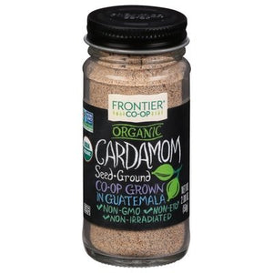 Frontier Nat Prod Co-Op Cardamom Seed Organic Ground 2.08 OZ [UNFI #0956276] [ebt]