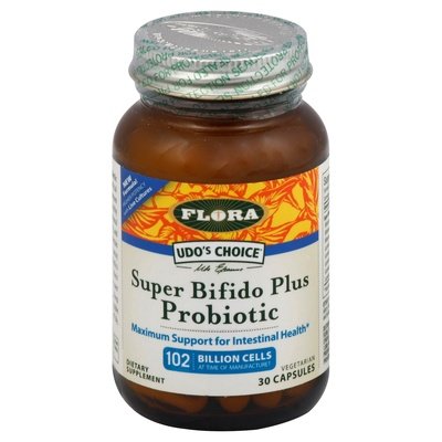 Flora Probiotic Super Bifido Plus Vegetarian Capsules 30 CAP [UNFI #2260156] [ebt]