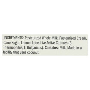La Fermiere Yogurt Creamy Whole Milk Pressed Lemon 6/4.9 OZ [UNFI #2327815] [ebt]