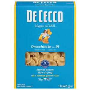 Dececco Orecchiette No. 91 12/16 OZ [UNFI #1852268] [ebt]